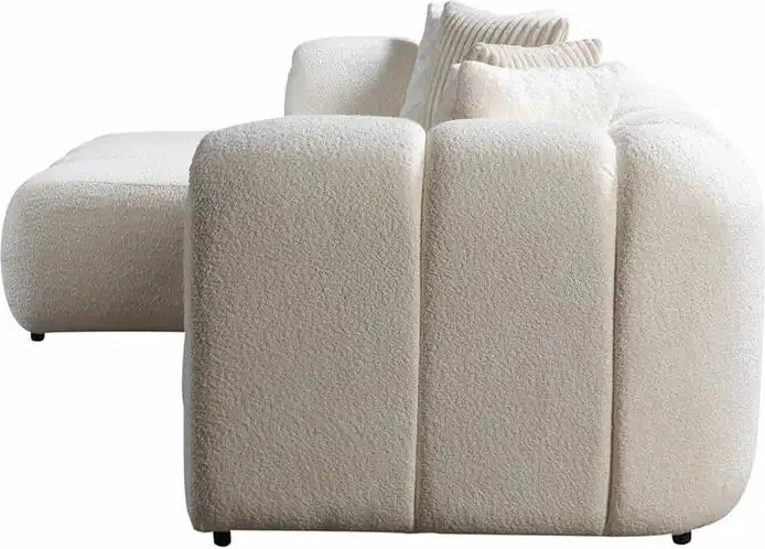 Këndore e bardhë Atelier del Sofa, N-Line, majtas