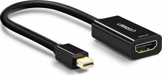 Adapter Ugreen MD112 Mini DisplayPort në HDMI 4K@30Hz, i zi