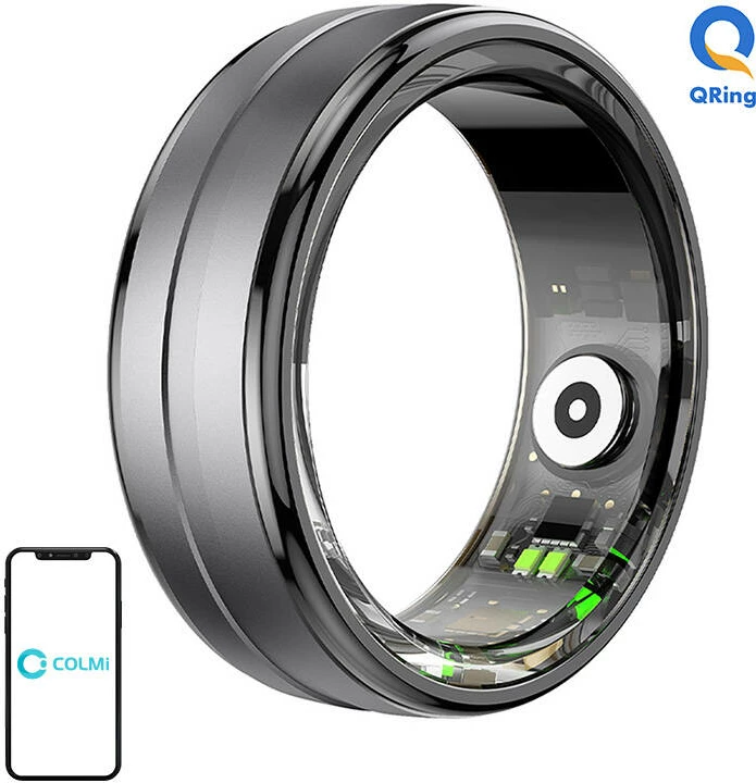 Smartring Colmi R06, 21.3mm, madhësia 12, e zezë