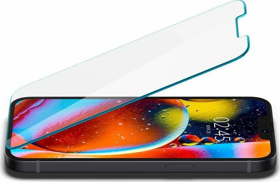 Xham i kalitur mbrojtës ekrani, Spigen, Glas.TR EZ Fit, për Apple iPhone 13/13 Pro, 9H, 0.2mm, 2 copë