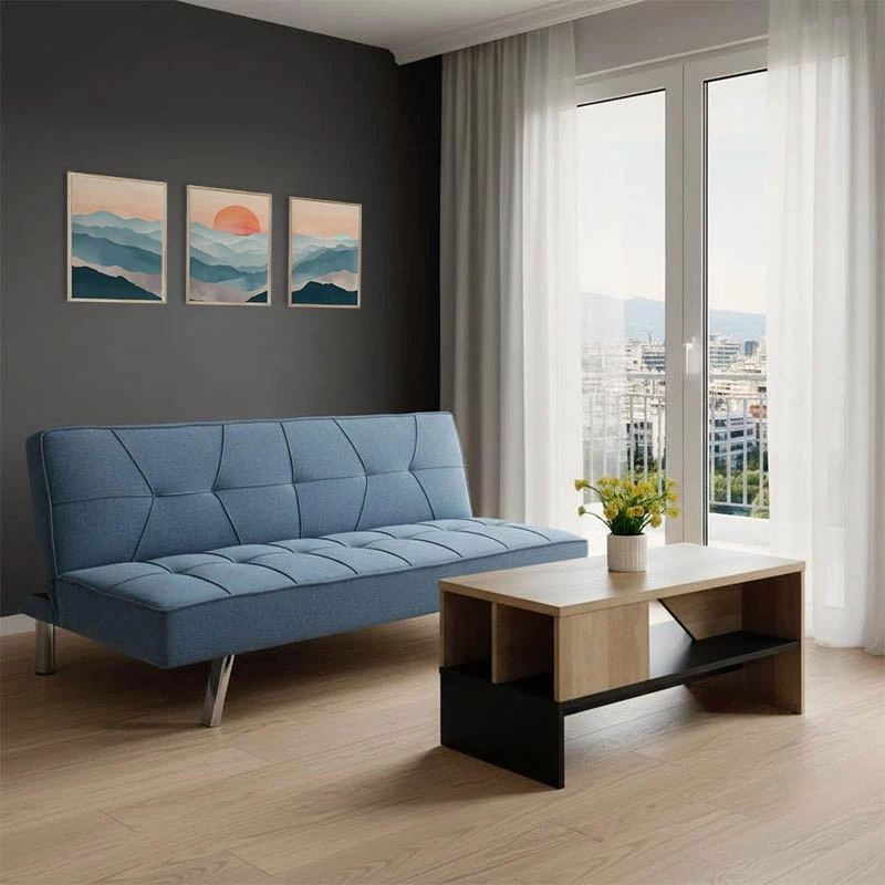 Set mobiljesh Groove për studentë, divan-krevat dhe tavolinë, 2 copë