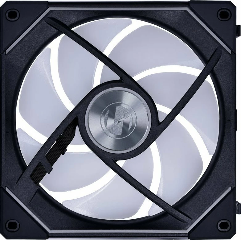 Ventilator PC Lian Li UNI FAN SL-INF 140 Reverse Blade (UF-RSLIN140-1B) ARGB PWM 140mm, zi/gri, 1 copë