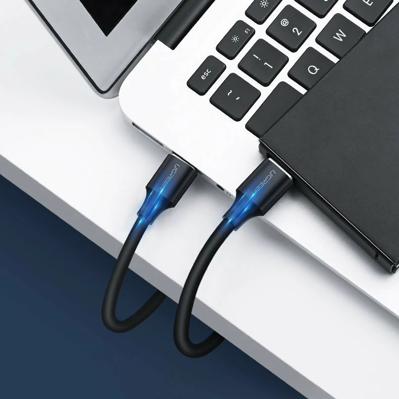 Kabllo USB 2.0 Ugreen US128 10309, 1m, e zezë