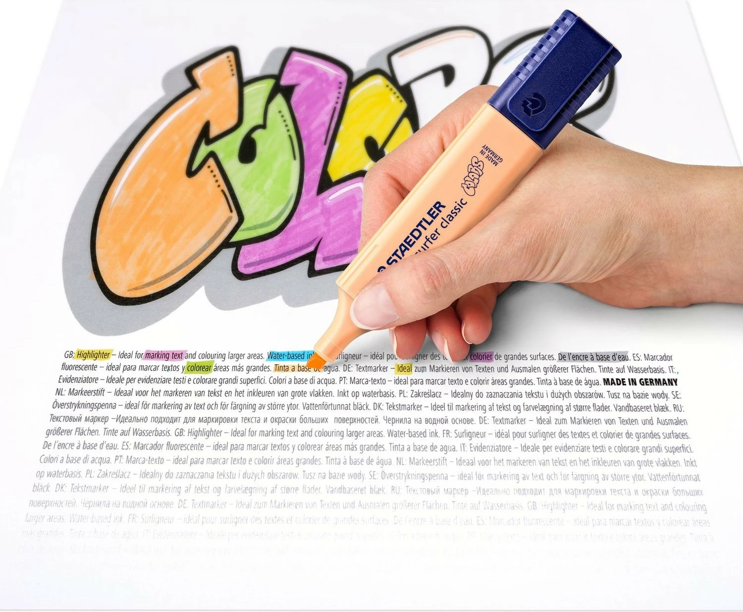 Set markuesa STAEDTLER Textsurfer classic 364 C, 6 copë, pastel