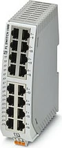 Switch industrial Ethernet Phoenix FL SWITCH 1016N, DIN-rail, gri
