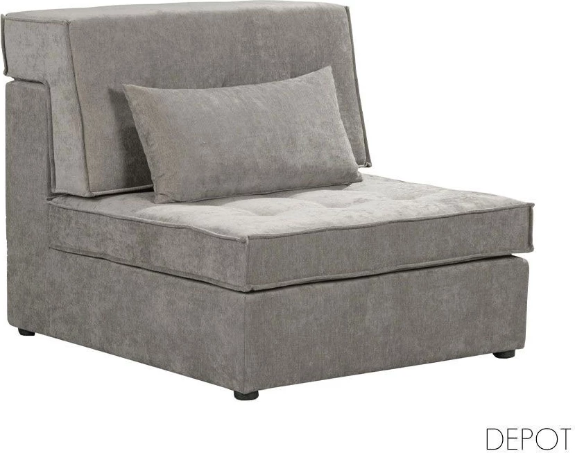 Fotelje MEXICO, ngjyrë gri, 90x101x83