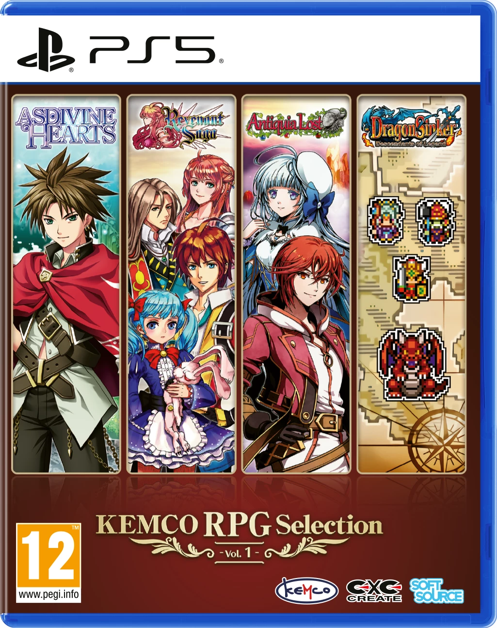 Lojë PS5 Numskull Games KEMCO RPG Selection Vol. 1, koleksion 4 RPG, PEGI 12