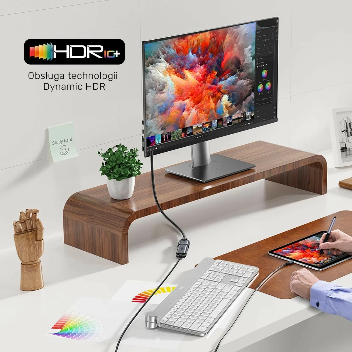 Kabllo zgjatëse HDMI Unitek, 2.1, 8K, 2m, argjendtë-zi