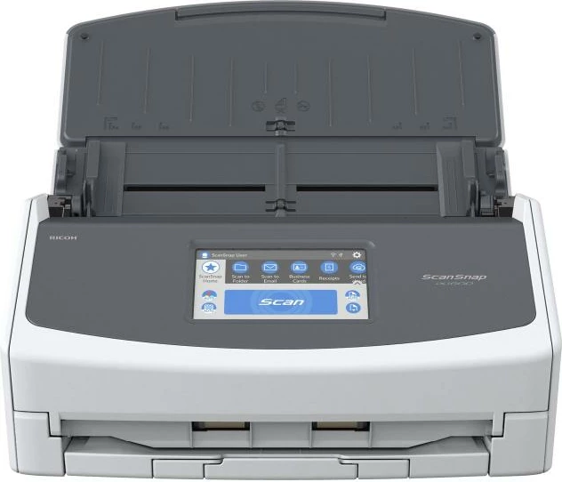 Skaner dokumentesh, Ricoh, ScanSnap iX1600 PA03770-B401, A4, ekran me prekje, gri-bardhë