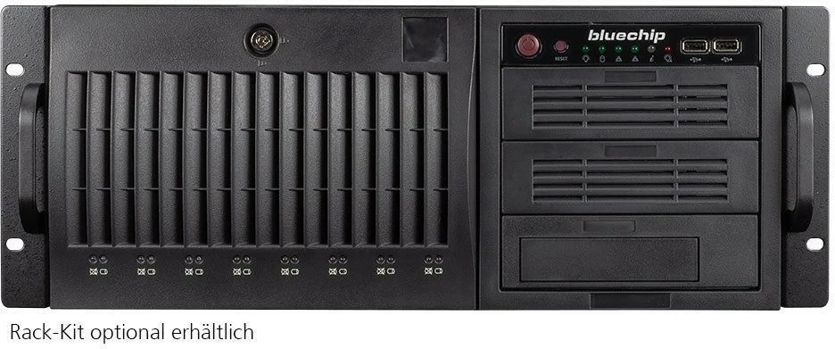 Server bluechip SERVERline T30336a, E-241, 32GB RAM, 2x480GB SSD, 2x Gigabit Ethernet, zi