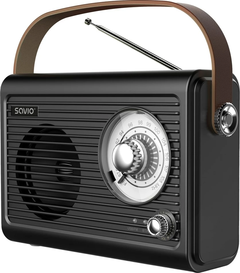 Radio portabile Savio RS-01, FM, USB, e zezë