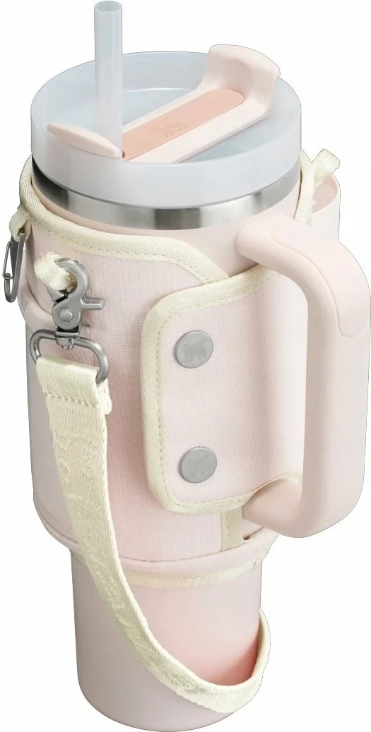Çantë mbajtëse Stanley Carry-All për Quencher 0.89 L, rozë (Rose Quartz)