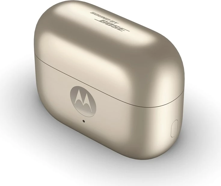 Kufje Motorola moto buds loop, wireless, Bluetooth, me kapëse për vesh, Bezhe