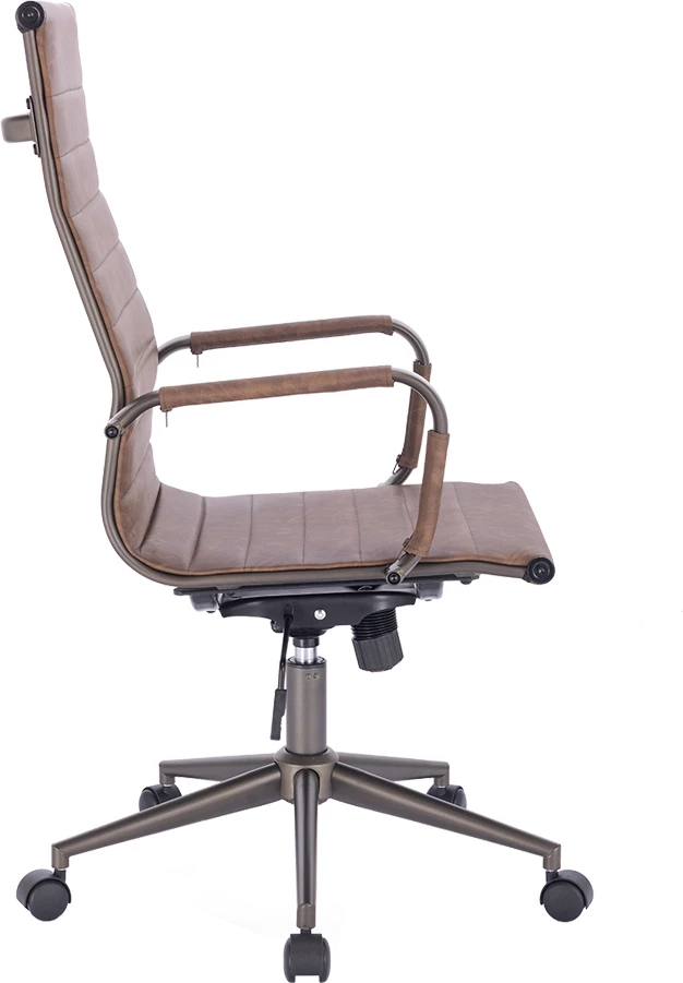 Karrige zyre AVANT, ngjyrë kafe-gunmetal, 55.5x63x118