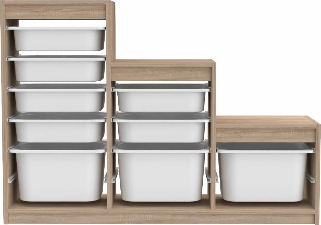 Dollap multifunksional Hanah Home, ngjyrë Sonomo e bardhë