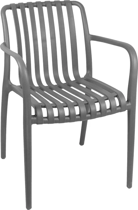 Karrige për kopsht Zoi pp ngjyrë antracit 58.5x54x80cm