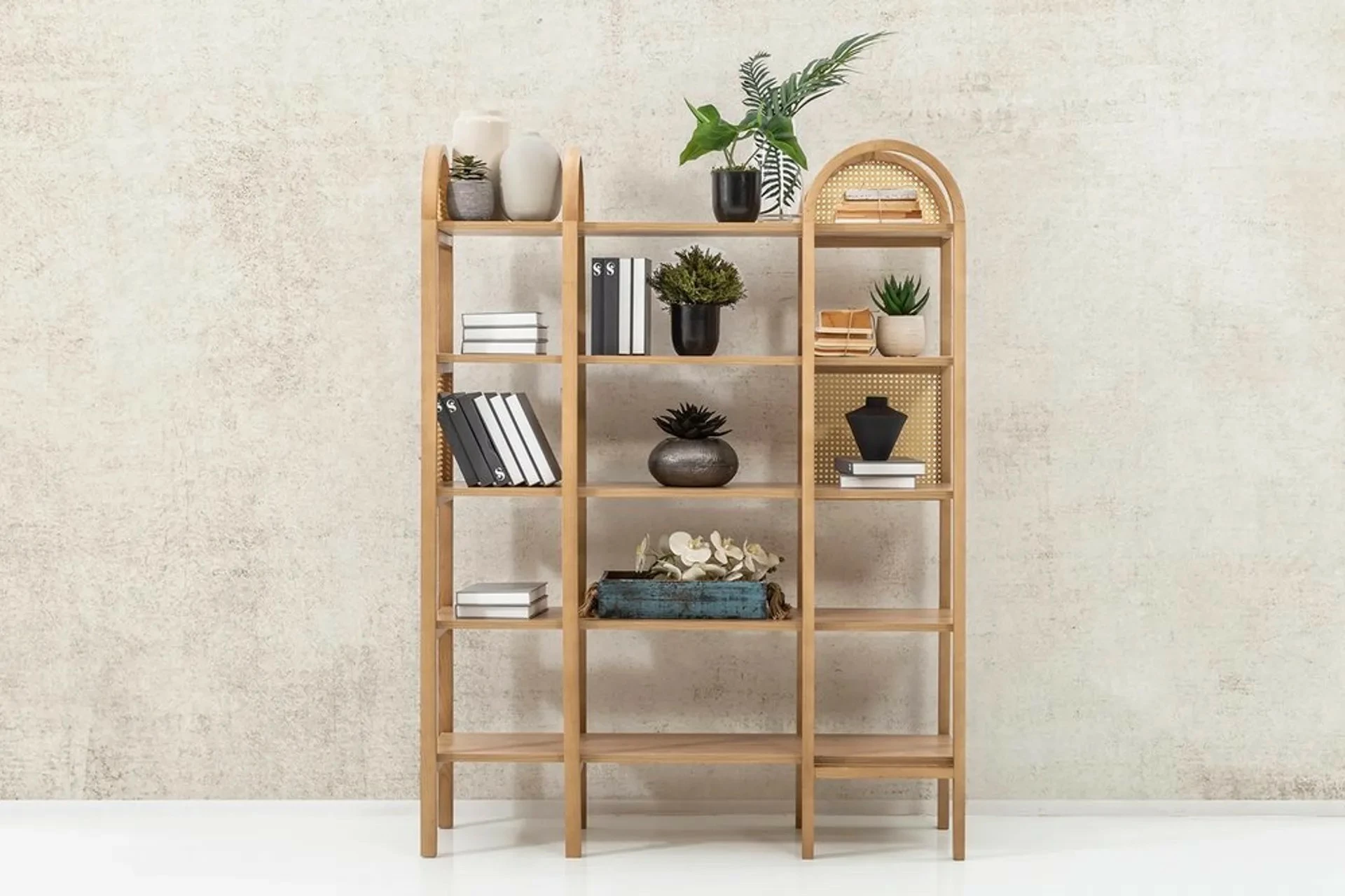 Raft librash Hanah Home, Nala 120, ngjyrë natyrale