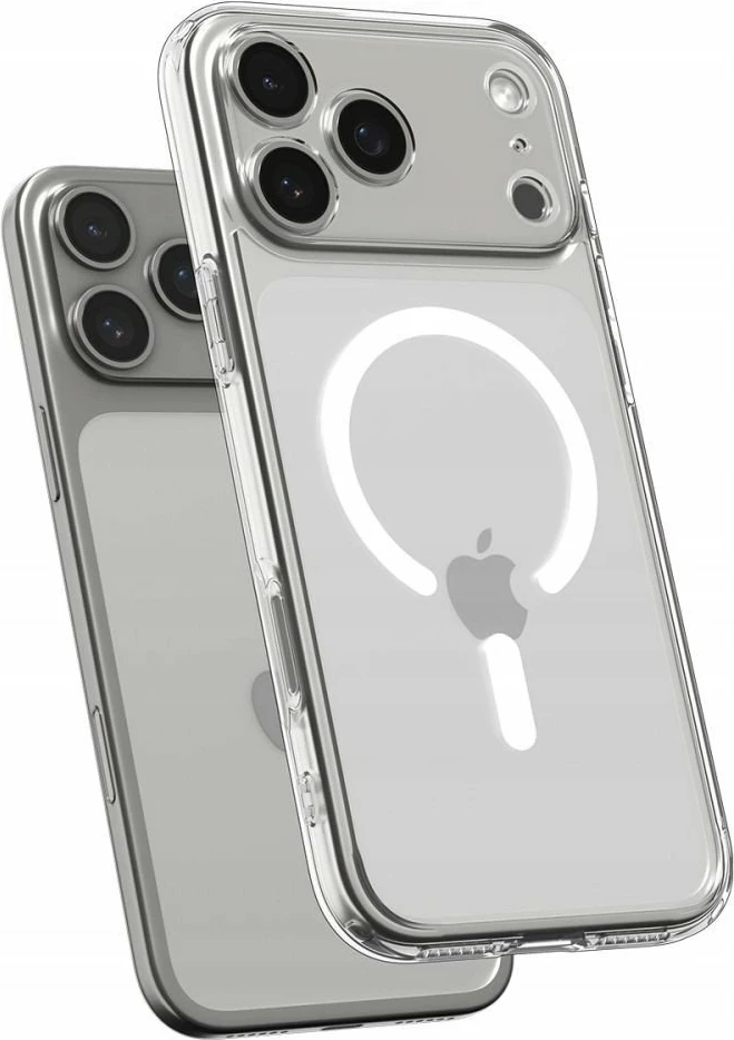 Mbështjellës Spigen Ultra Hybrid MagSafe për iPhone 17 Pro Max, transparent