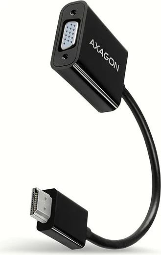 Adapter AXAGON RVH-VGN HDMI në VGA, i zi