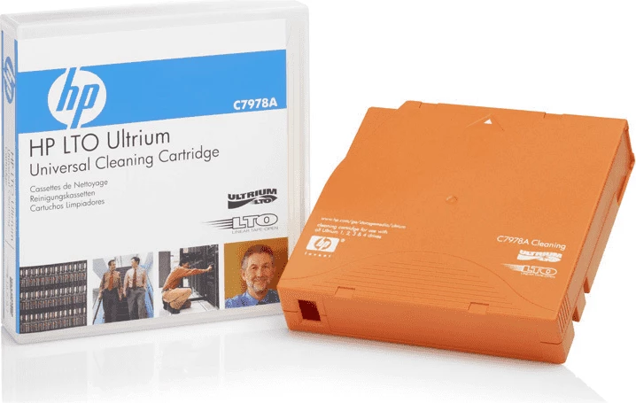 Kasetë pastruese LTO Ultrium, HP, C7978A, Universal Cleaning Cartridge, portokalli, 1 copë