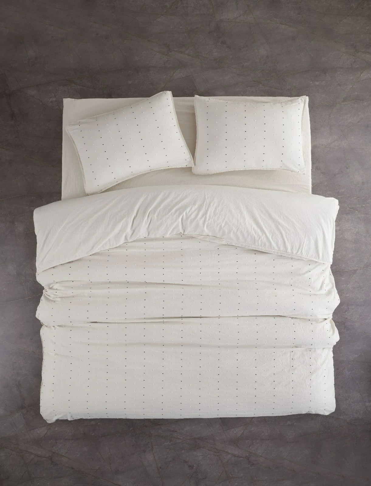 Set mbulesë për jorgan Super King, krem dhe e zezë, L'Essentiel Linge de Maison, Encorte