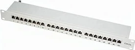 Patch panel Synergy21 24xTP CAT6A 500MHz 19" LSA, gri e çelët