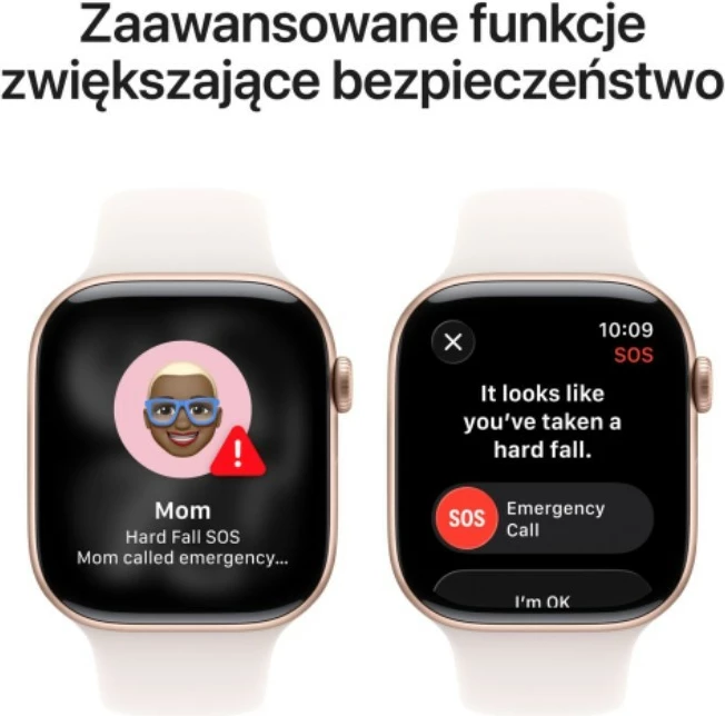 Smartwatch Apple Watch Series 11, 46 mm, alumin, 64 GB, rrip sportiv M/L, rozë e artë/rozë e butë