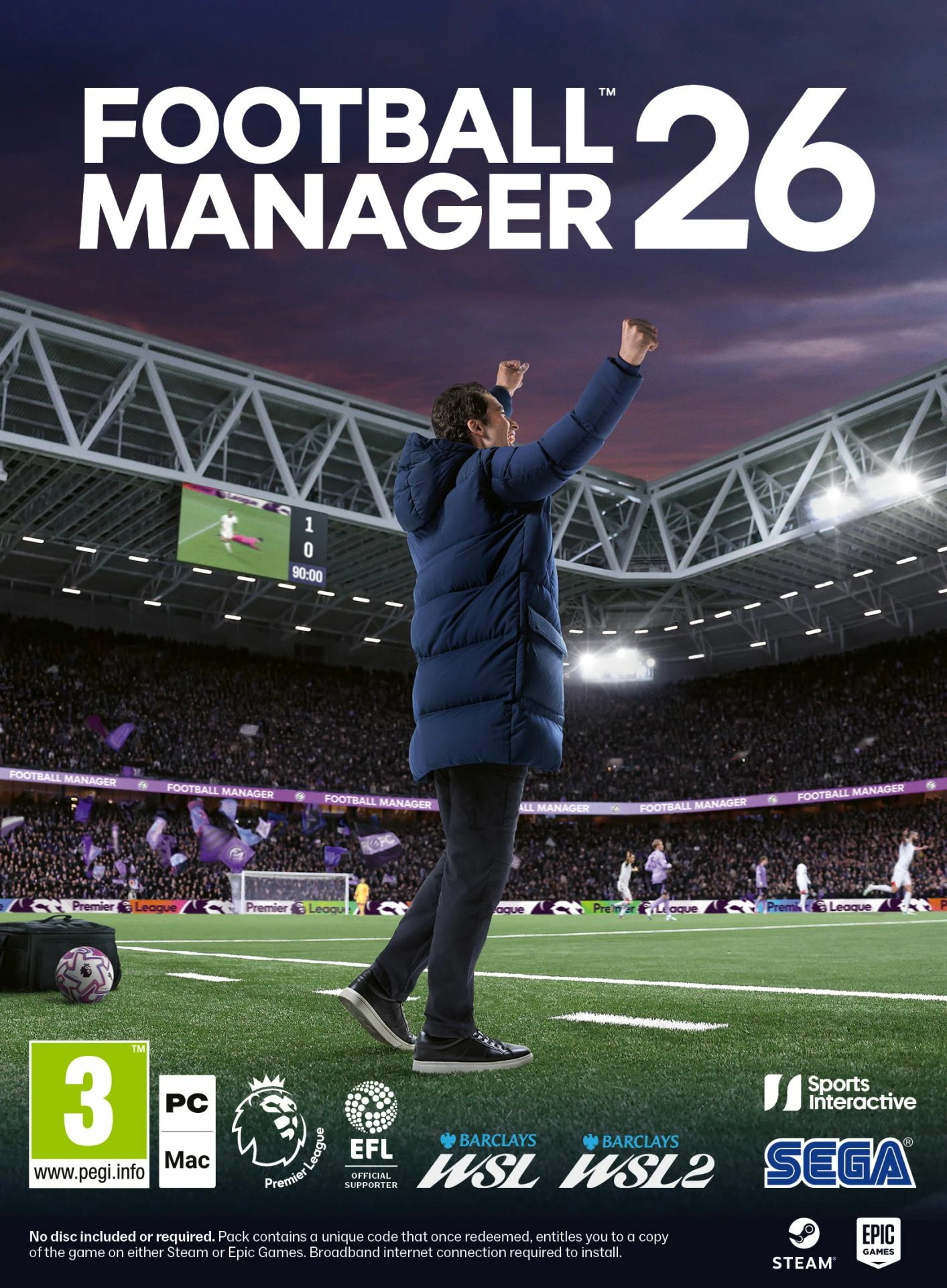 Lojë PC SEGA Football Manager 26 (FM26)