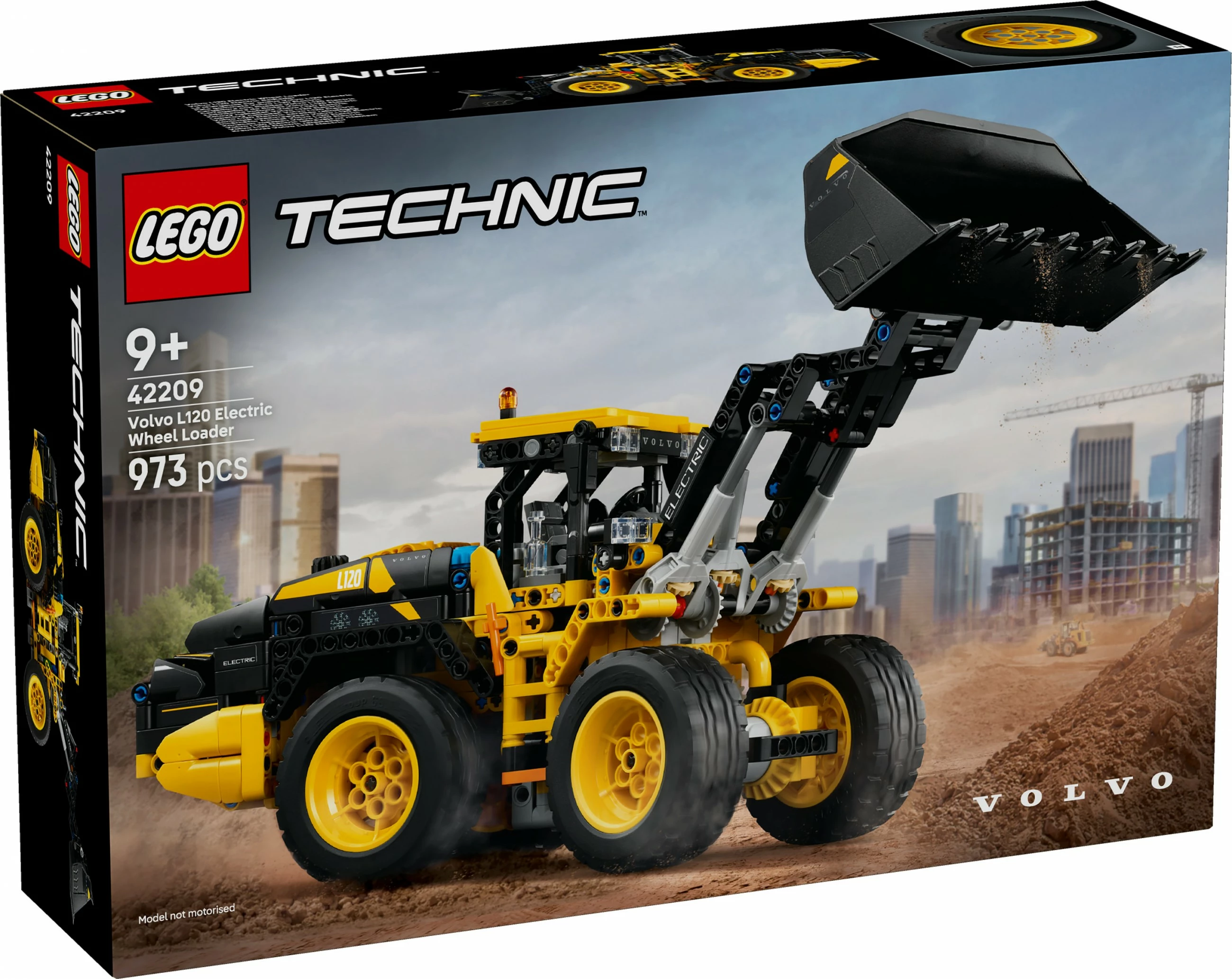 Set ndërtimi LEGO Technic Volvo L120 Electric Radlader 42209, 973 pjesë, multingjyrësh