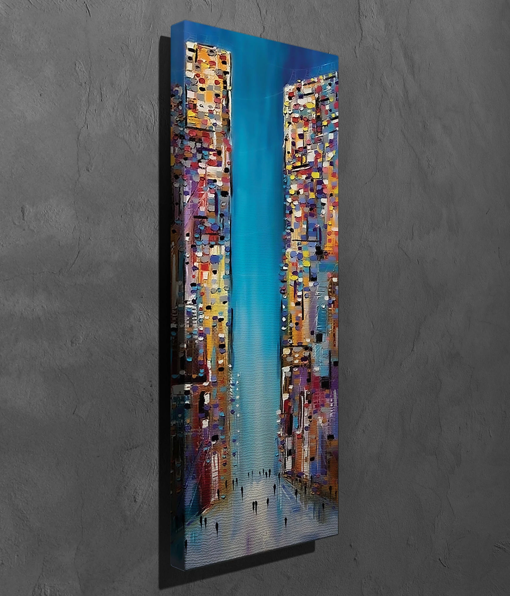 Pikturë dekorative në kanavacë, shumëngjyrëshe, PC321, 30x80cm