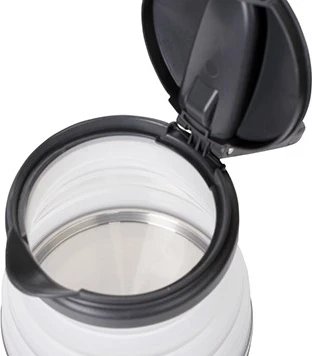 Çajnik Elektrik Adler AD 1279, 0.6 L, 750 W, i Zi dhe i Bardhë