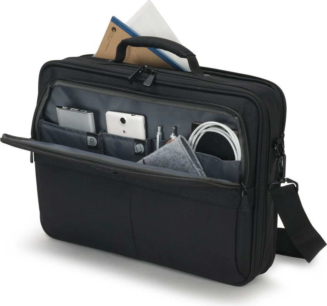 Çantë messenger DICOTA Eco Multi Plus SCALE 14-15.6, e zezë
