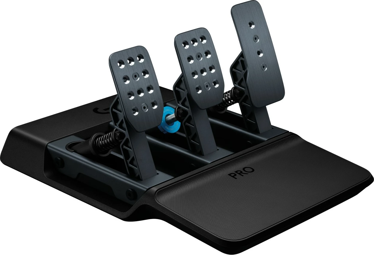 Pedale gare Logitech G PRO Racing Pedals, USB 2.0, për PC, Playstation, Xbox, e zezë