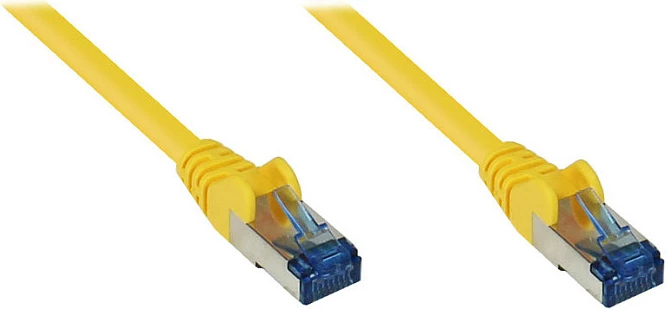 Kabllo rrjeti GoodConnections Alcasa 8060-H050Y, Cat6a, 5 m, S/FTP, RJ-45, e verdhë