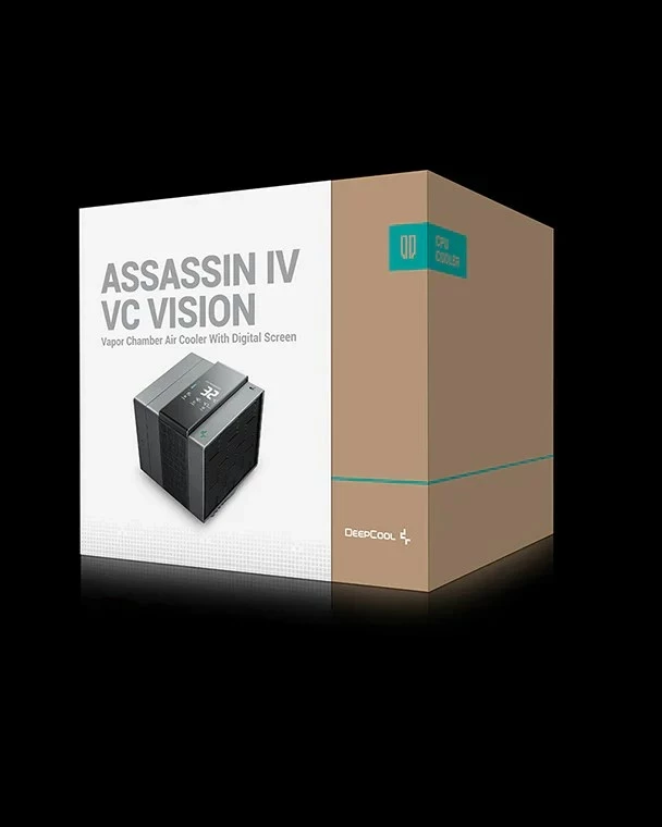 Kasë ftohëse DeepCool ASSASSIN IV VC VISION, për procesor, 2 ventilatorë 140 mm, e zezë