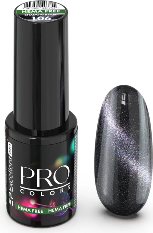 Llak për thonj për femra Excellent PRO Pro Colors HemaFree CatEye 106 Shadow Beam, 7g