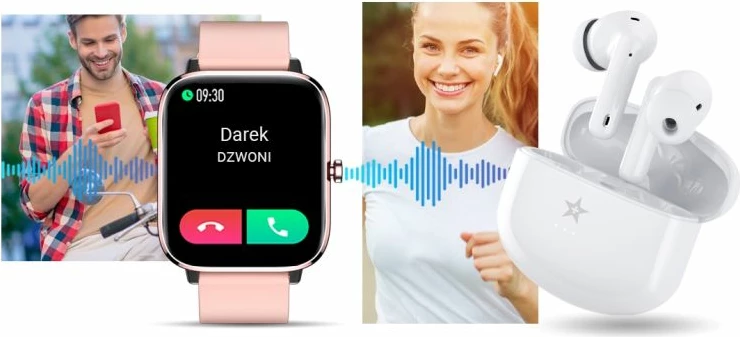 Kufje wireless Giewont, të bardha