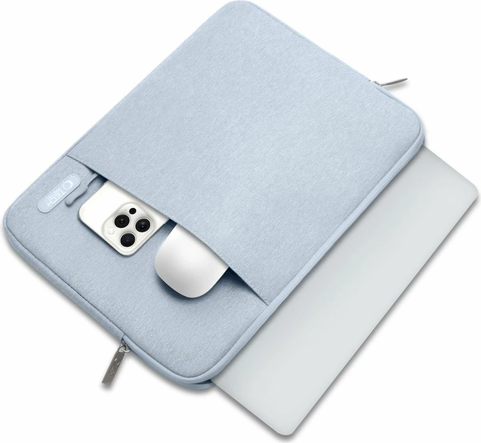 Mbështjellës laptopi Tech-Protect Sleeve, 13-14 inç, Kaltër