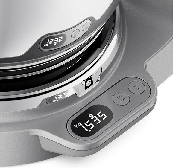 Mikser Kenwood Titanium Chef Baker XL, 1200W, inox, argjend