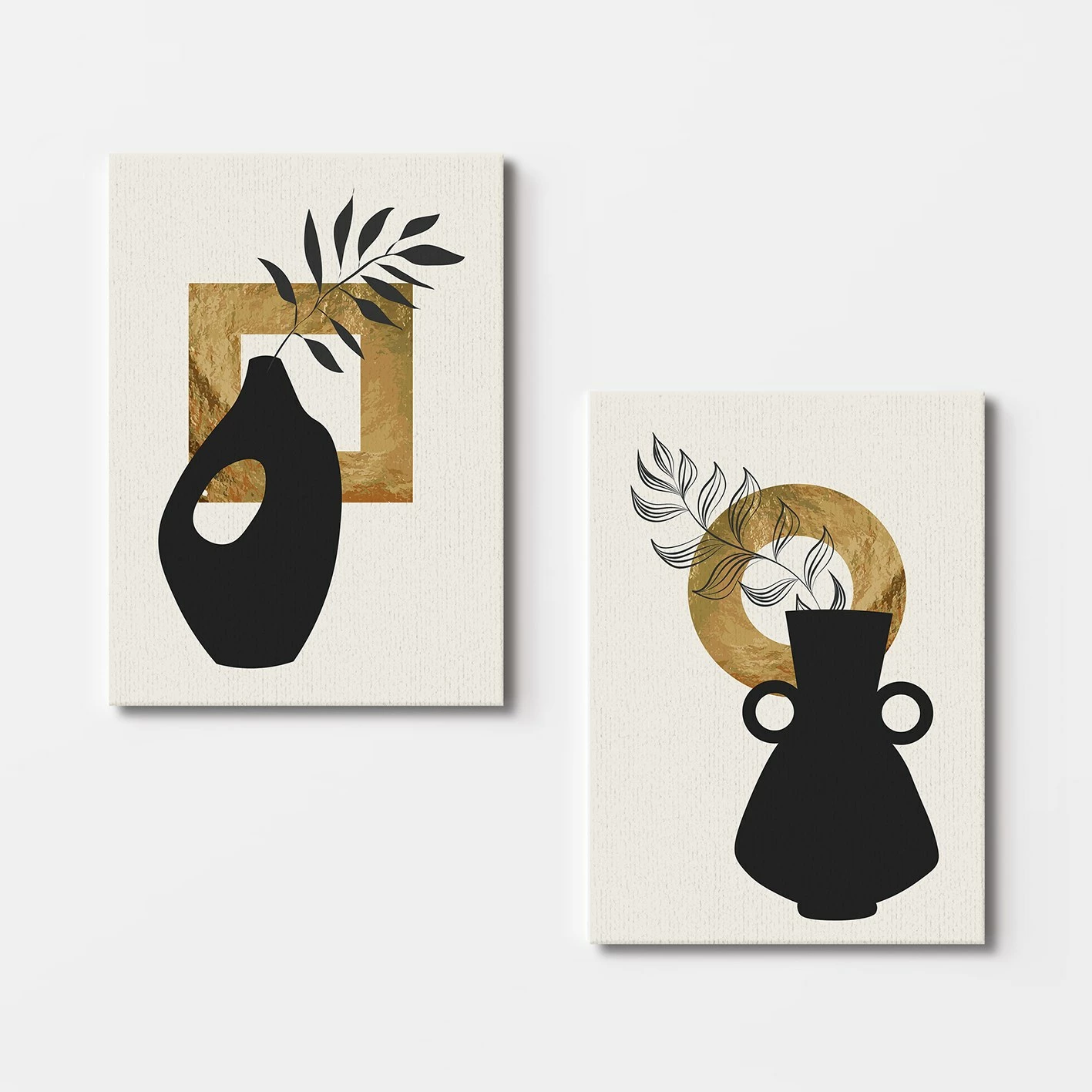 Pikturë dekorative në kanavacë (2 copë), Wallity, 2KNV4279, 70x100cm