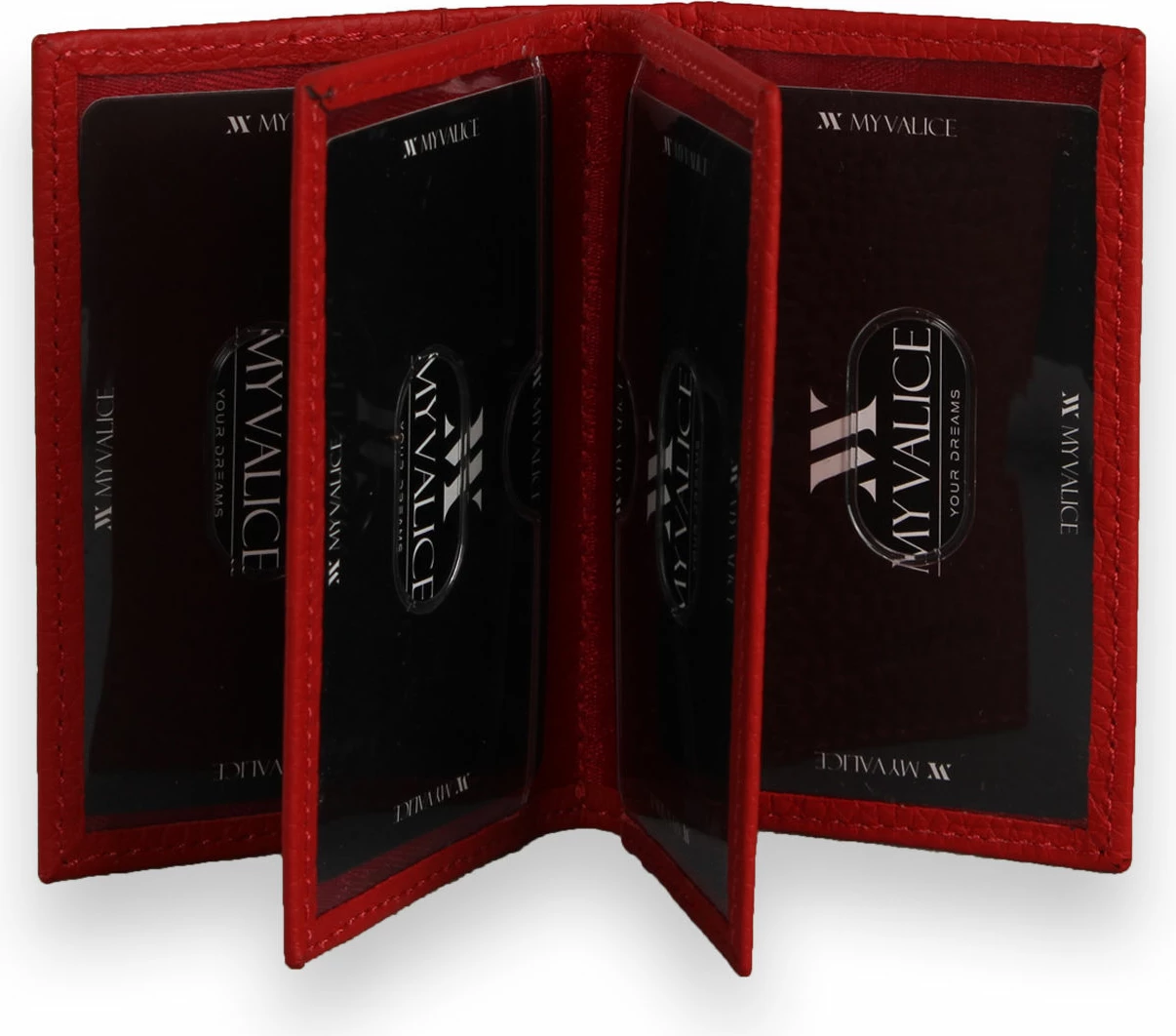 Portofol lëkure i kuq, Zoozie Bags, 4427