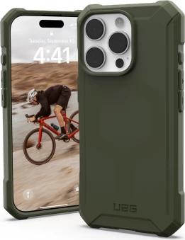 Mbështjellës UAG Essential Armor MagSafe për iPhone 16 Pro, Gjelbër