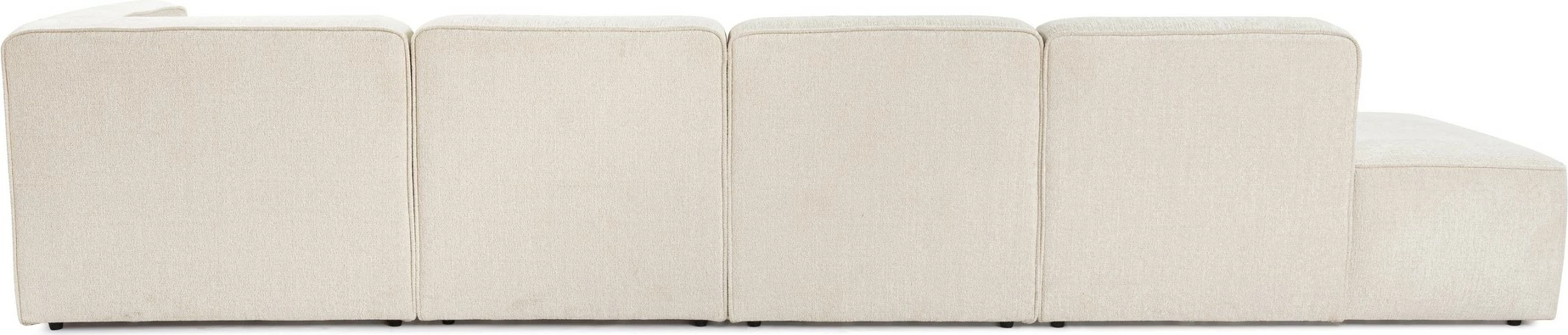 Kënd-sofë Atelier del Sofa, More M (M4-M1-M1-M7), ngjyrë krem, shndërrohet në shtrat