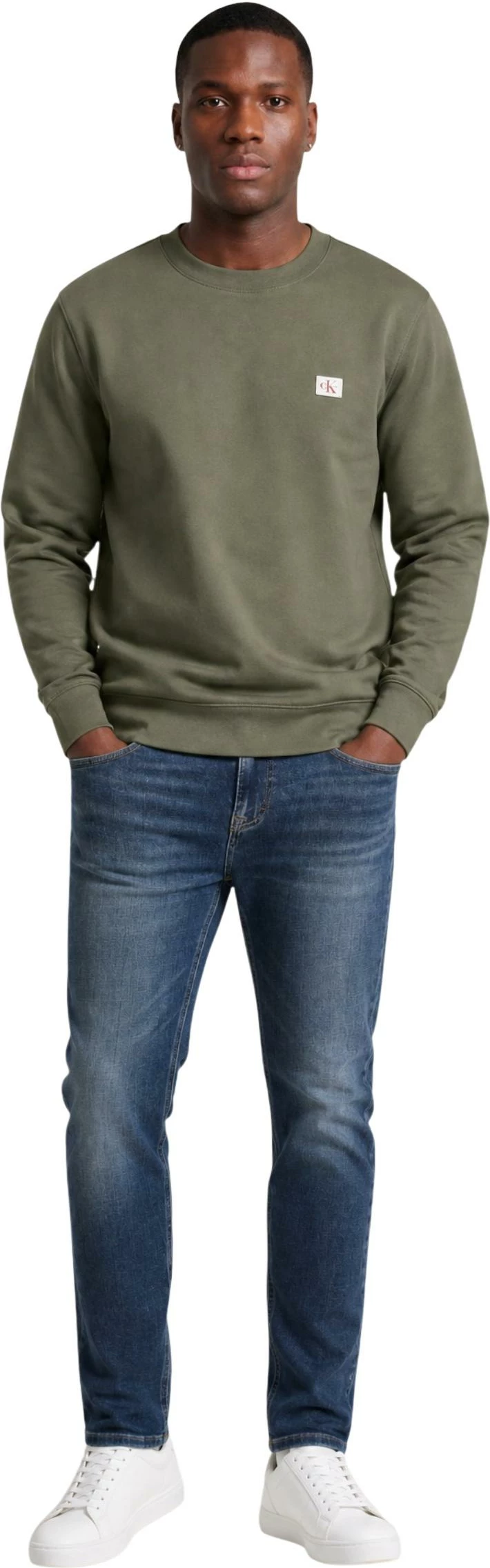 Duks për meshkuj Calvin Klein Jeans LV04RG268G, jeshil ulliri [Madhësia: L]