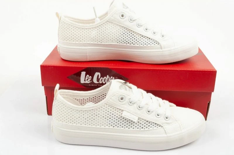 Atlete femra Lee Cooper të bardha openwork [Madhësia: 41]