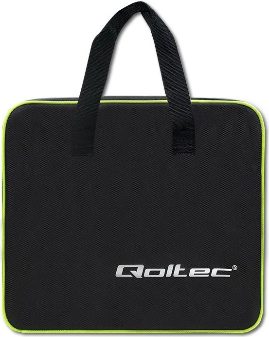 Karikues portativ për vetura elektrike Qoltec 52477, Type 2, 7kW, 5m, WiFi, i zi/gjelbër