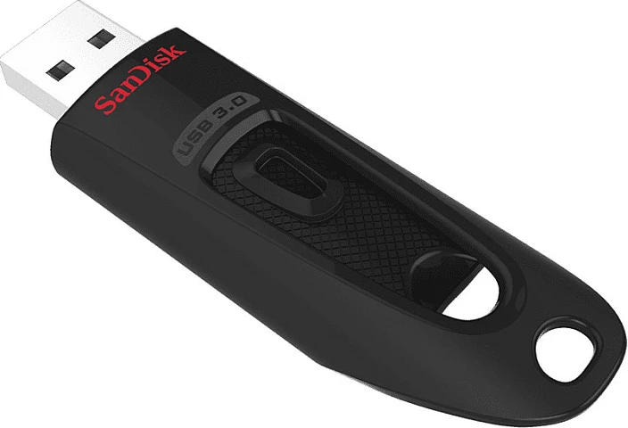 USB SanDisk Ultra, 512 GB, USB Type-A, 3.2 Gen 1, 100 MB/s, Slide, Black