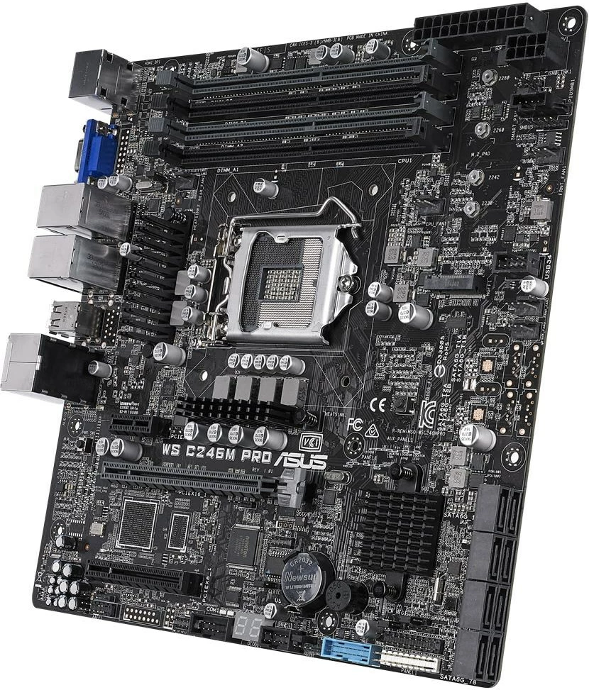 Pllakë amë Asus WS C246M PRO Intel, 64GB