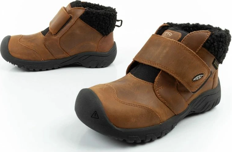 Çizme dimri për fëmijë Keeza Kootenay Waterproof, kafe