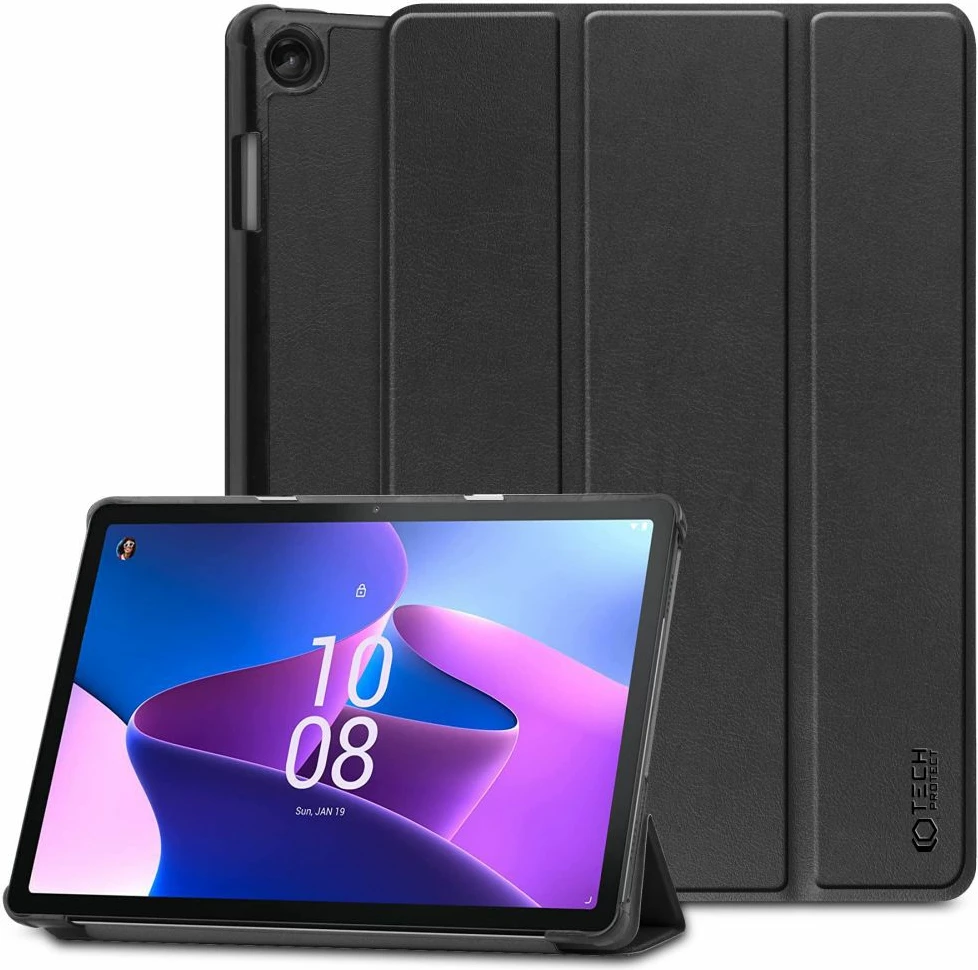 Mbështjellës Tech-Protect SmartCase për Lenovo Tab M10 10.1" (3rd gen.) TB-328, i zi